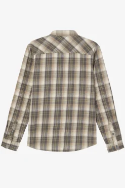 BOY'S REDMOND PLAID STRETCH FLANNEL SHIRT