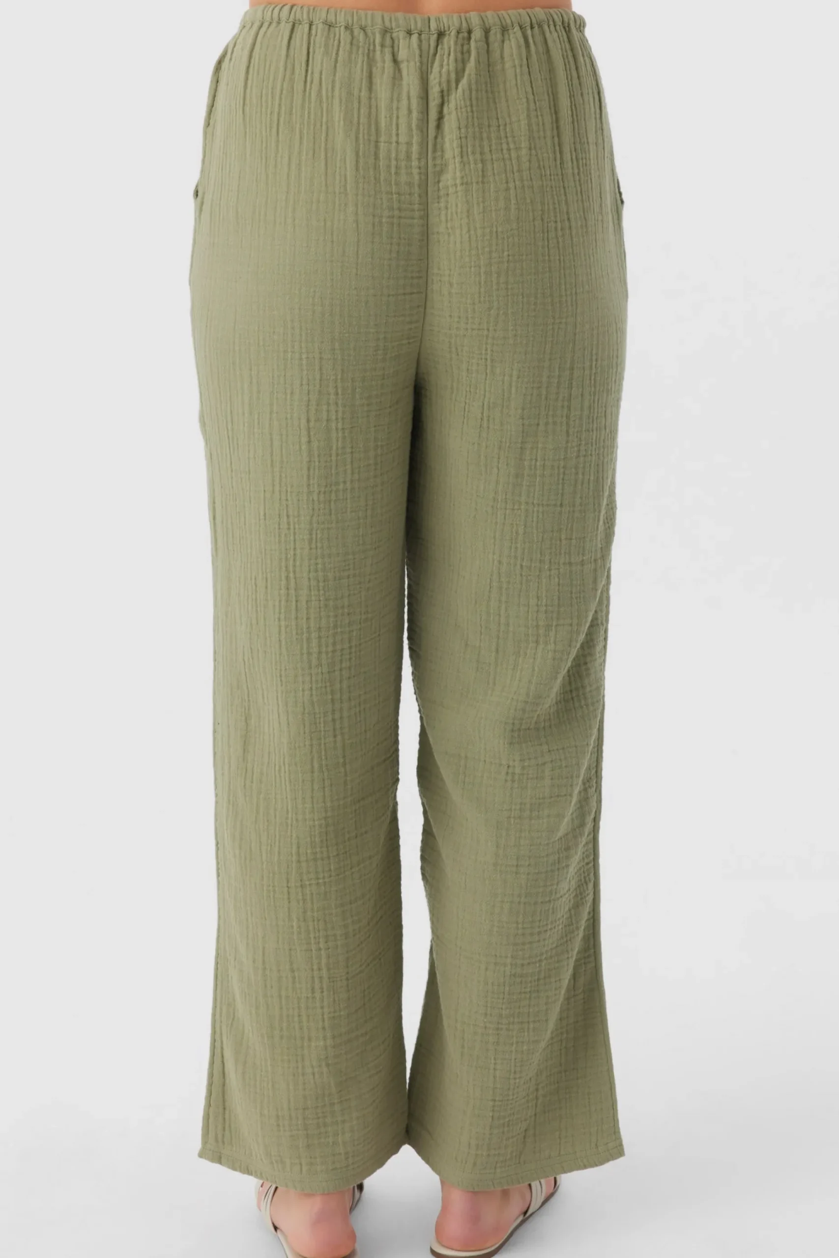 BRENDA CRINKLE DOUBLE GAUZE BEACH PANTS