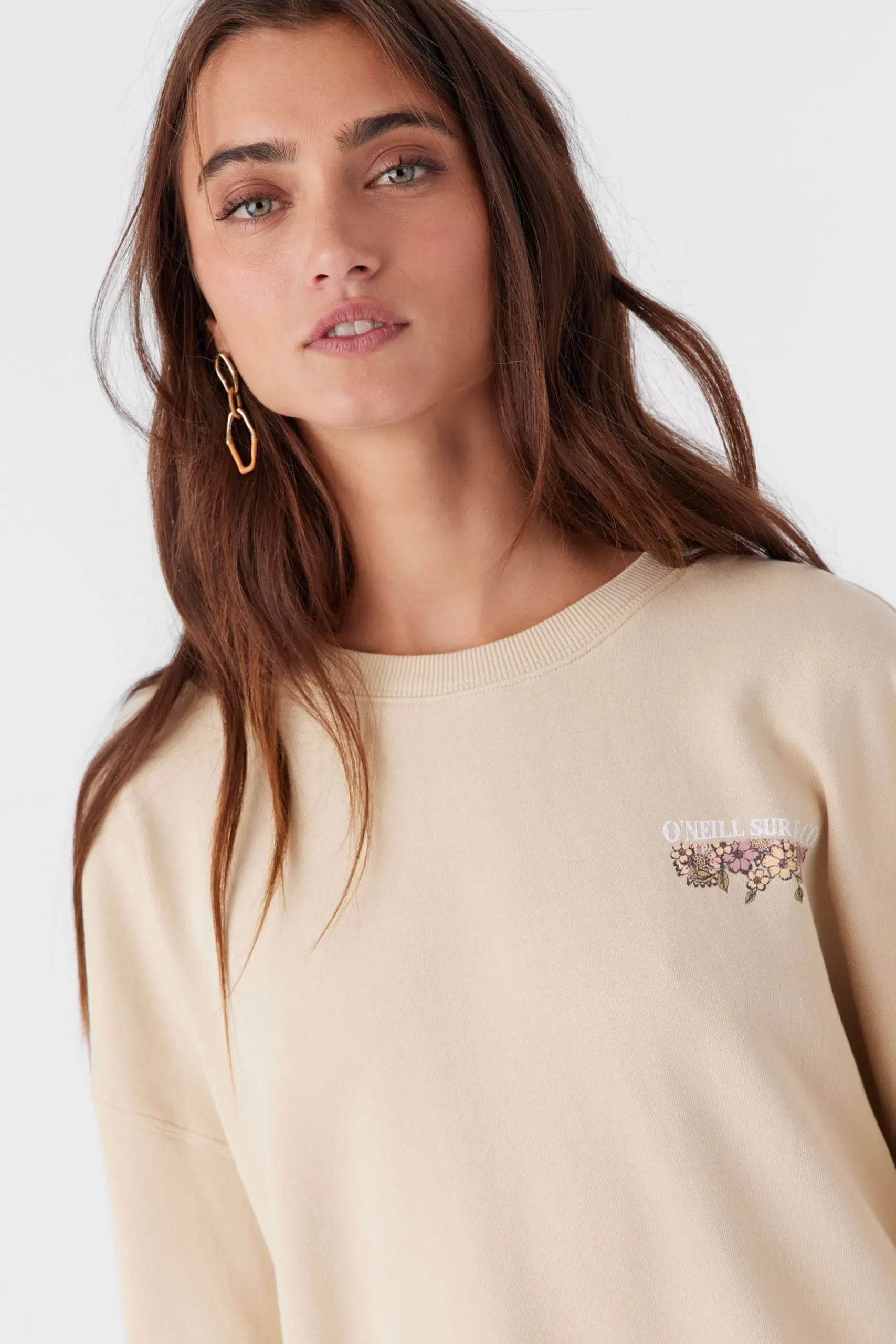 CHOICE CREW NECK OVERSIZED FIT FLEECE PULLOVER