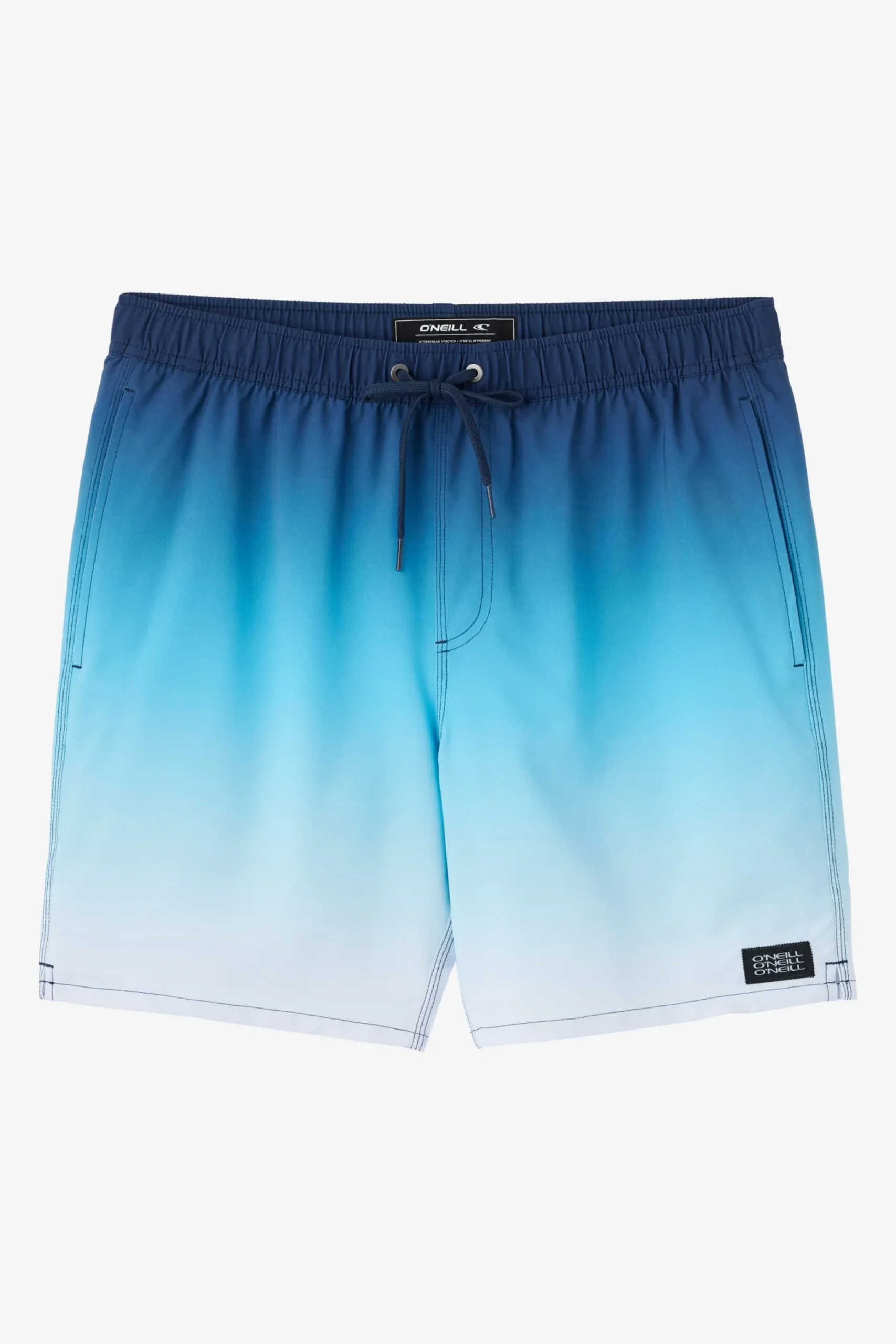 DIVERGENT ELASTIC WAIST LINED 17" SWIM TRUNKS