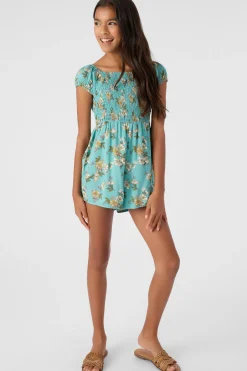 GIRL'S LOREN WOVEN ROMPER