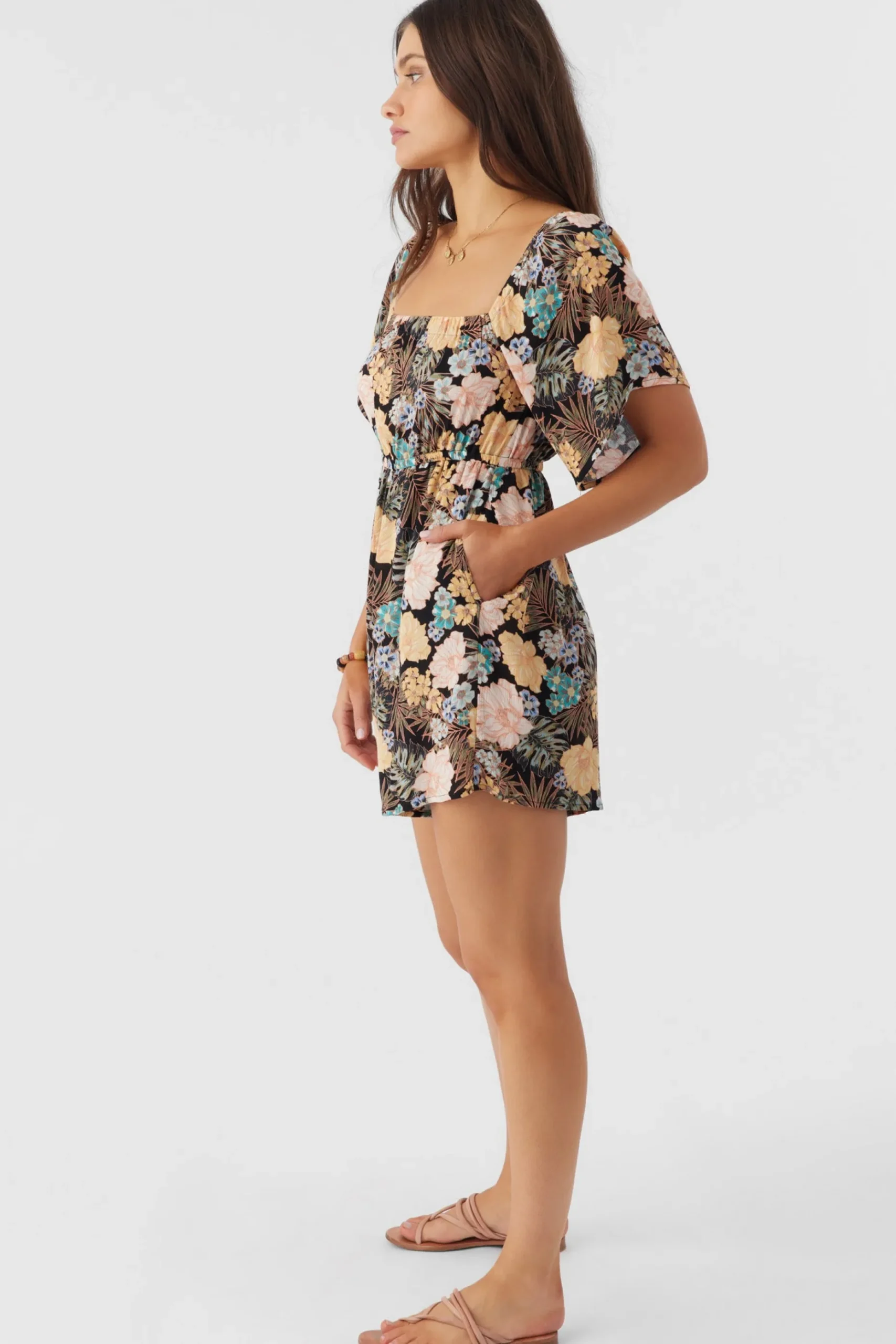JASLYNN MACAW TROPICAL ROMPER