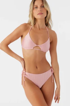 MIZI METALLIC RIB MADRID CUTOUT BRALETTE TOP