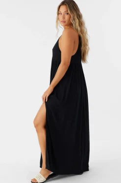 SALTWATER SOLIDS MEL MAXI SWIM COVER-UP