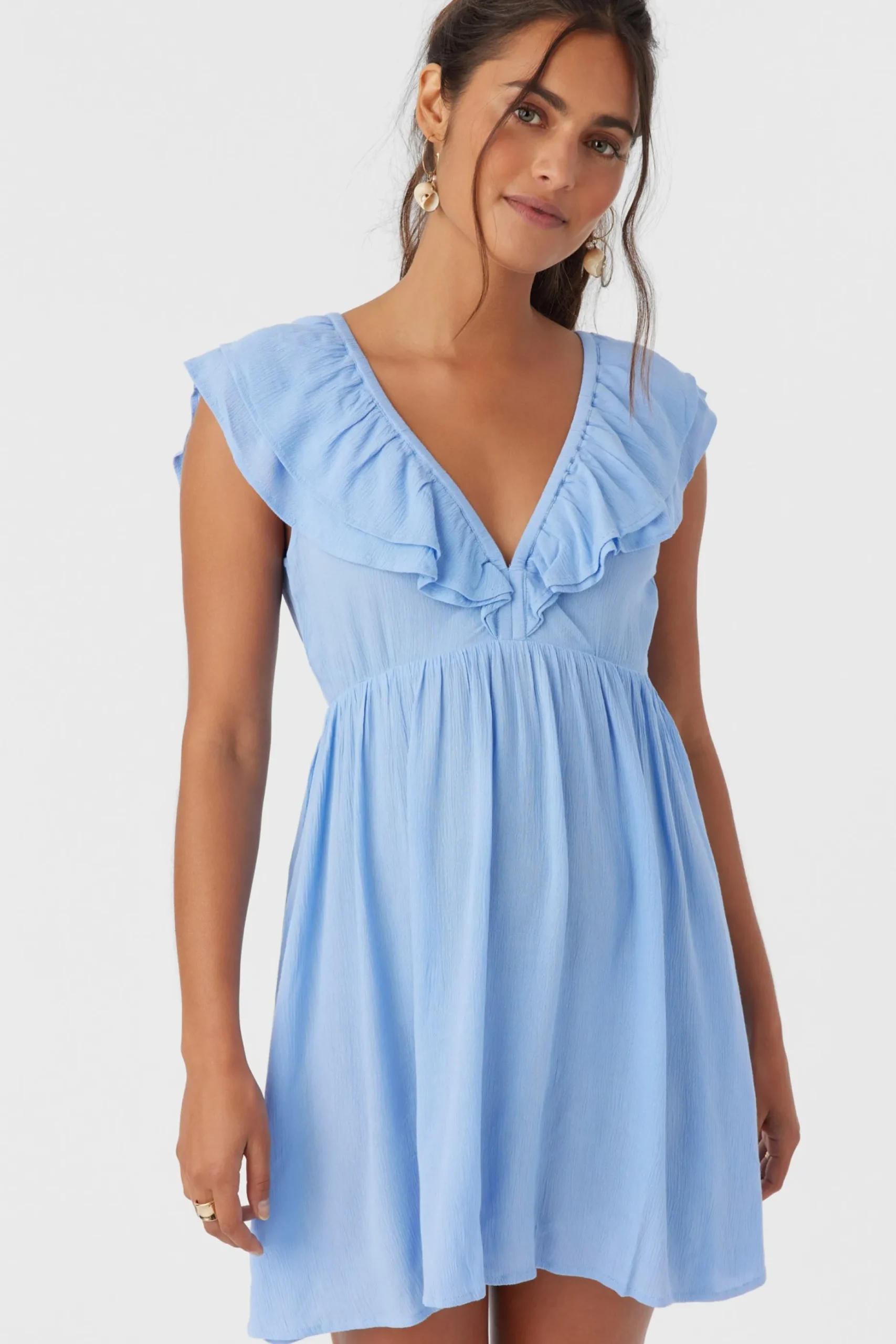 ZAINA SOLID SHORT DRESS